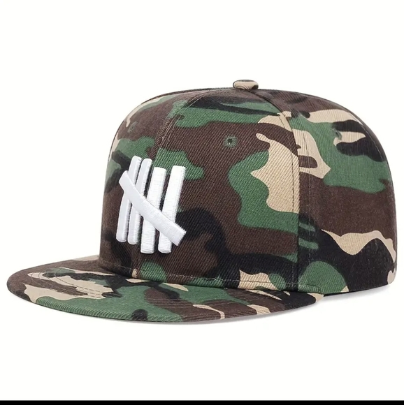 Unisex Sunshade Five-stripe Casual Baseball Cap For Outdoor Sport Camo - Picture 1 of 1